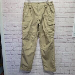CQR Tactical Cargo Pants 36x34 Khaki Ripstop Military Utility Hiking Workwear